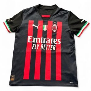 Puma AC Milan Home Soccer Jersey – 2022/23 – Youth Large